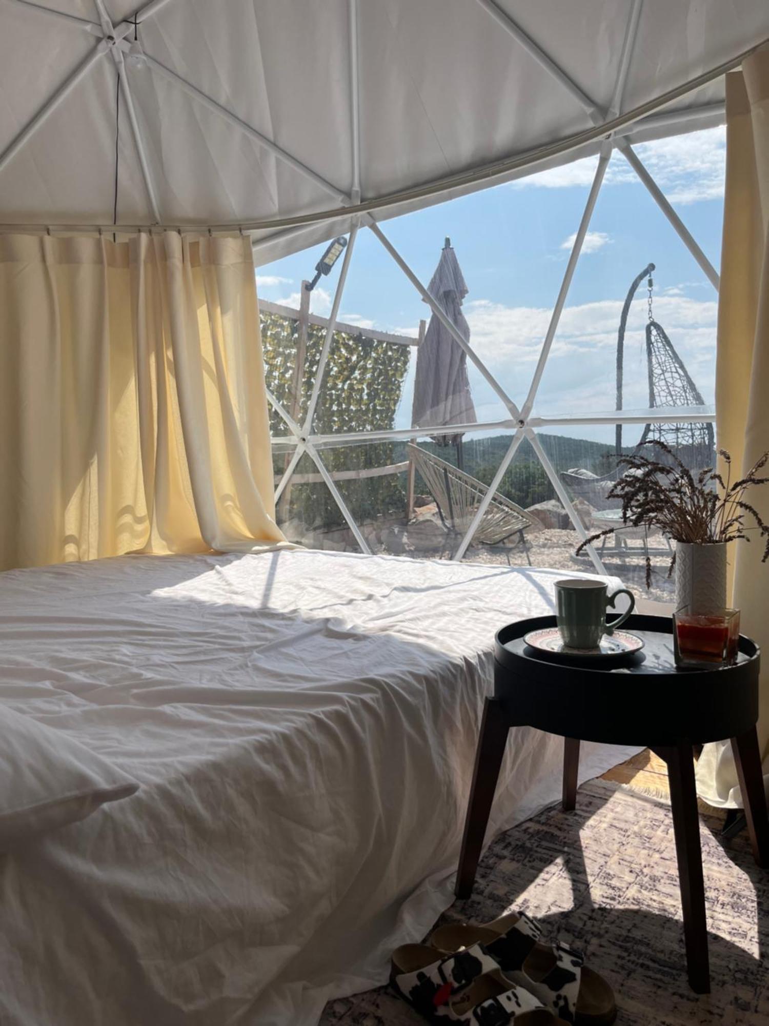 הוילה טיווט Glamping Peninsula Lustica Rose מראה חיצוני תמונה